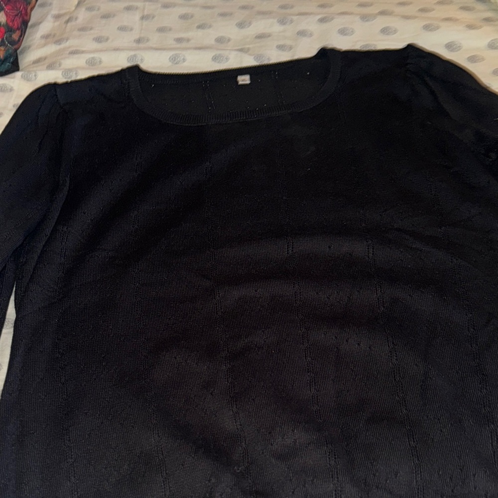 Black Knit Sweater